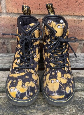 Kinder Cartoon Network Doc Martens Jake & der Hund Abenteuerzeit seltener Fund Gr. UK 9