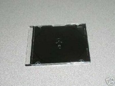 300 NEW 5.2MM SLIM CD JEWEL CASES W/ BLACK TRAY JL08