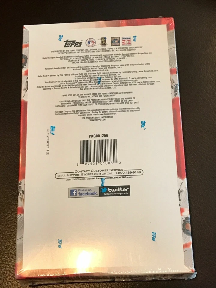 2013 TOPPS MLB UPDATE SERIES BASEBALL UNOPENED HOBBY BOX - Image 3 of 3