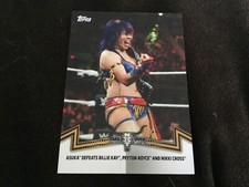 2018 Topps WWE Women's Division Matches and Moments #2 Asuka Defeats Billie Kay