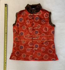 Chinese New Year Girl Outfit Dress Floral Red Size 12 New