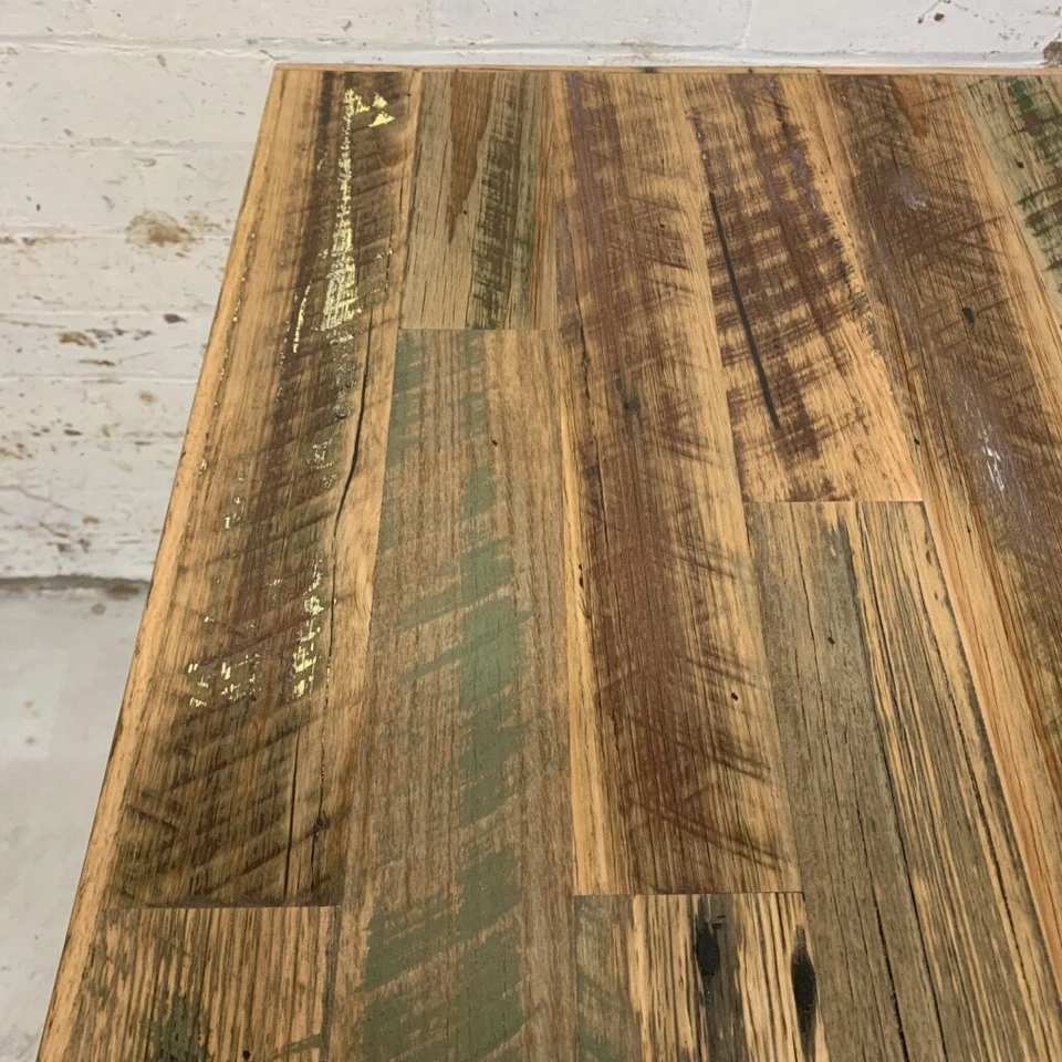 Green & Red Rustic Handmade Cafe Table Tops, Distressed Wood, Handmade - image 3 of 4