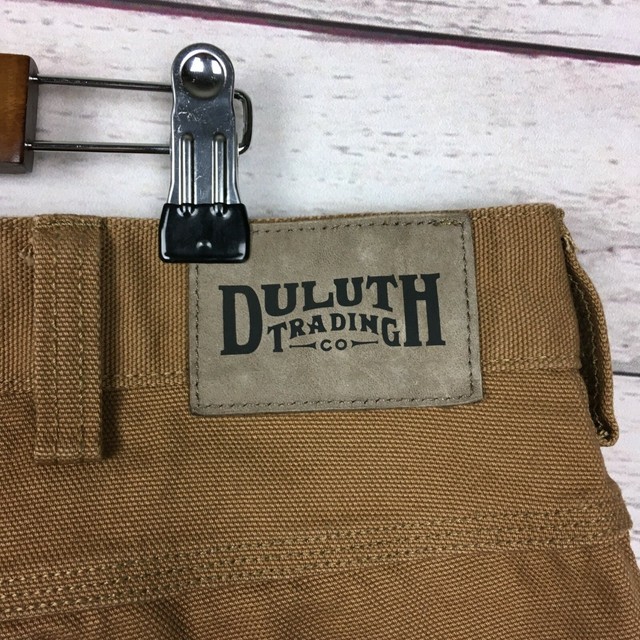 Duluth Trading Mens Brown Duck Canvas Work Pants Trades Craftsman 42Ã30 | eBay