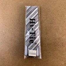 Hi-Tie Men's Gray Striped Classic Handkerchief Cufflinks & Neck Tie Set NWT