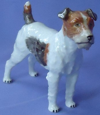 FOX TERRIER PARSONS DRESDEN GERMANY 6'' DOG figurine standing