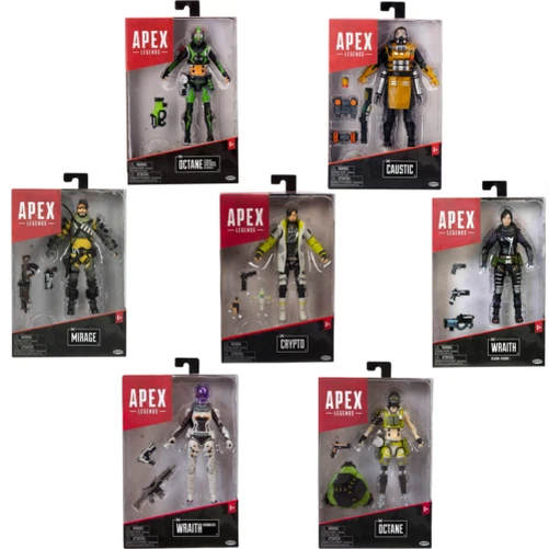JAKKS PACIFIC APEX Legends 6" Actionfigur Spielzeug Wraith Crypto Pathfinder Octane Mirage