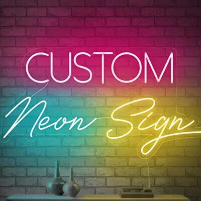 Custom Neon Signs,Personalized Large LED Neon Signs for Wall Decor Bedroom