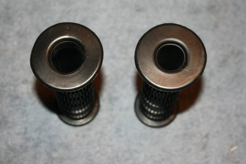 AGARRES DE AGARRE DE SENDERO Waffle Vintage 7/8 HONDA SUZUKI KAWASKI YAMAHA AHRMA TS125 Foto 3 de 4