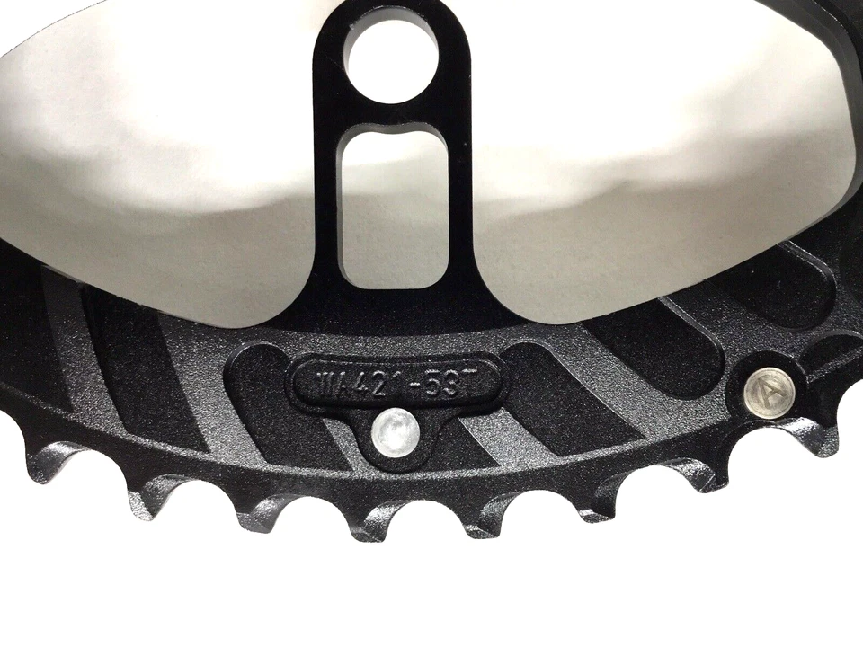 FSA K-Force ABS Outer Chainring 53T 110 BCD 5-Bolt 10-11 Speed Gray Decal WA421 - Image 4 of 4