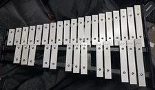 Ludwig Xylophone Bell Kit with Snare Drum Practice Pad Stand Case and Mallets