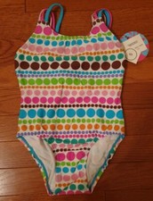 Beach Native Girls One Piece Swimsuit, Size 5