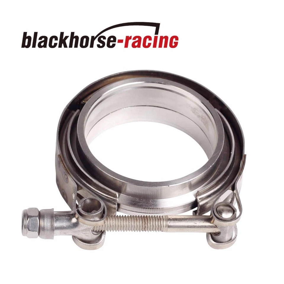 10PCS 3’’/76mm stainless V-band bolt clamp+flange turbo pipe wastegate exhaust - Image 3 of 4