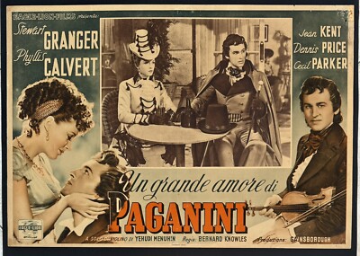 Un grande amore di Paganini 1948 Fotobusta 35*50 Original Movie poster S.Granger