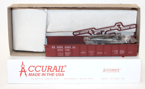Kit góndola Accurail 3747 HO 41' AAR acero PRR 290136 rojo nuevo en caja | Zustand: New
