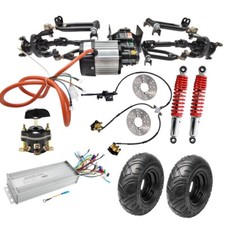 Front Drive Axle Shock Assy 1000W Electric Differential Motor ATV Quad Go kart