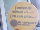 Sticker Vauxhall Blaupunkt