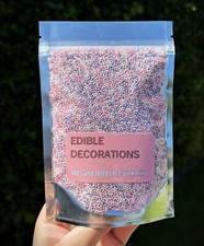 100s & 1000s Ice Pink Mix Cupcake Cake Decoration Sprinkles 100g