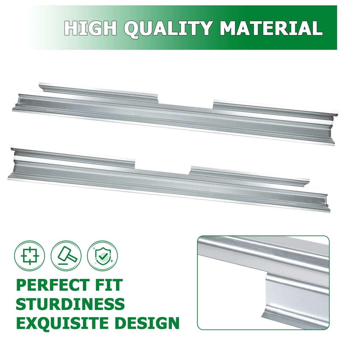 For Jeep Wagoneer 4 Door 1984-1996 Outer Rocker Panels Slip-On