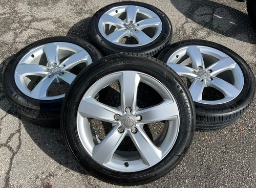 4 ALU SOMMERRÄDER AUDI A6 S6 4G 245/45R18 100Y MICHELIN 4G0601025BJ FREIHAUS