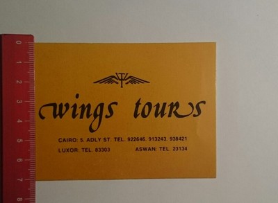 Decal/Decal: wings Tours Cairo Luxor Aswan (23111662)