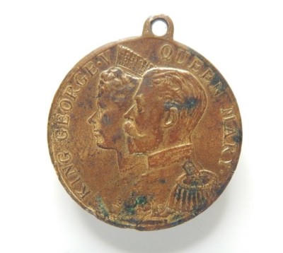 König Georg V Krönungsmedaille von Elect Kakao Werbung 32 mm