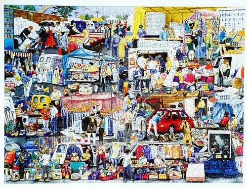 Gale Pitt Puzzle Challenge Alphabet Car Boot Sale 1000 Pieces Made in USA - Picture 2 of 6