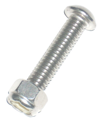 Allen Pan Stainless Steel Bolt 5/16-18 Thread Allen Pan Head 1 1/2 in Long w Lock ...
