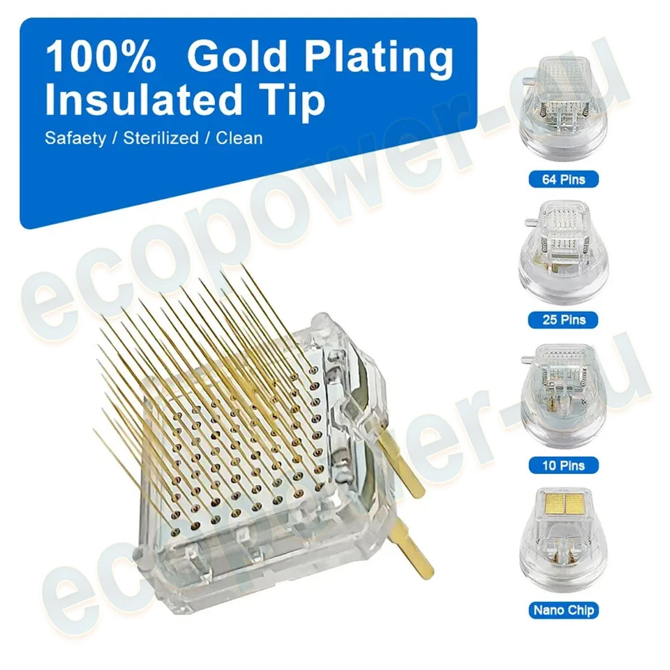 5-10pc RF Micro Needle Cartridge Tip 25 64 Pins For Micro-Needle RF Fractional - Image 2 of 4