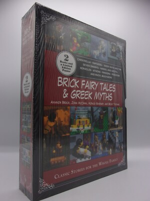 Brick Fairy Tales and Greek Myths (2015, Trade Paperback/Slipcase Boxset) New