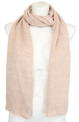 BARBOUR Schal Damen Einheitsgröße Rosa Eng Gestrickt Rechteck Logo