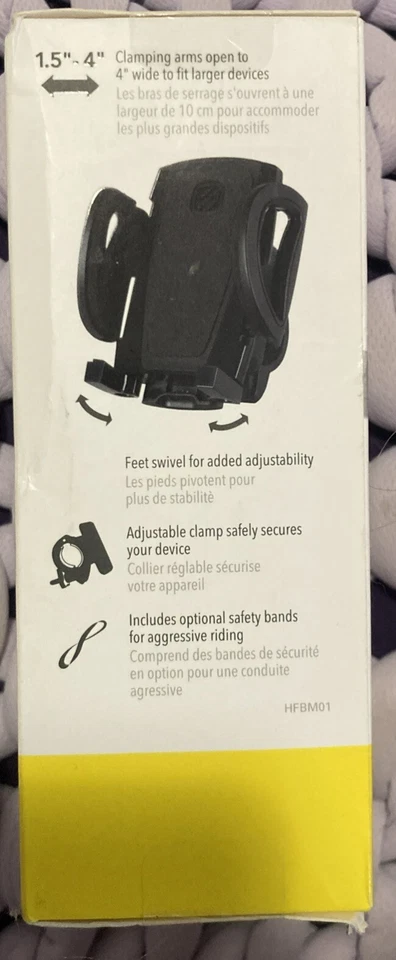 Scosche HandleIt Bike Handlebar Mount for Smartphones and GPS Devices HFBM01 - Image 3 of 4