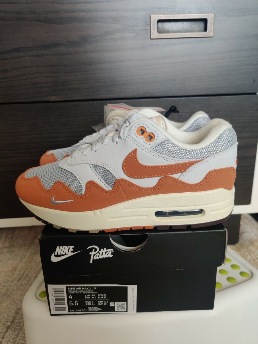DS Nike Air Max 1 Patta Waves Monarch w/ Bracelet Sz 4 | eBay