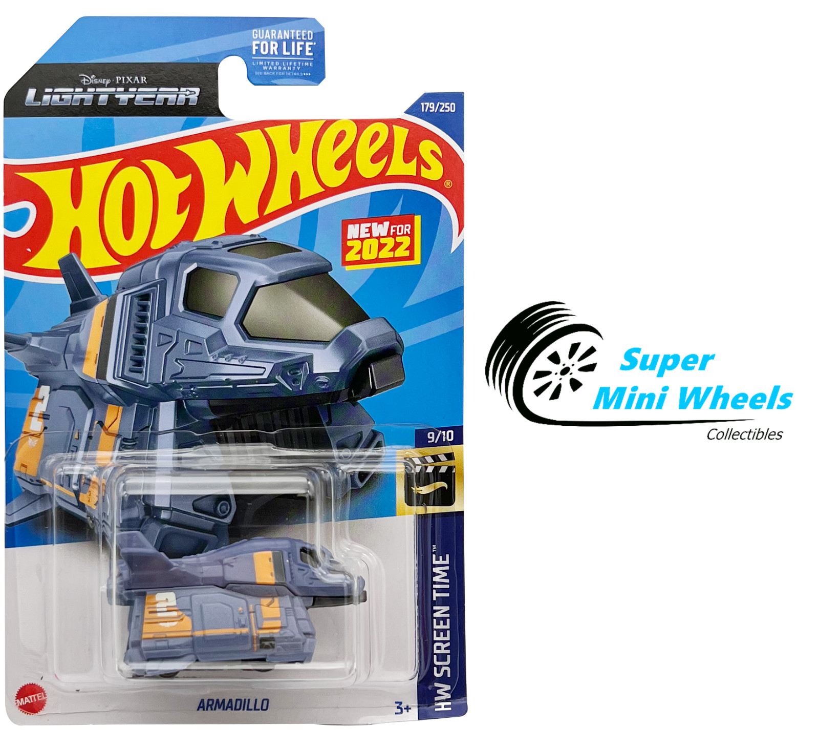 Hot Wheels 2022 #179 - Armadillo (Blue)