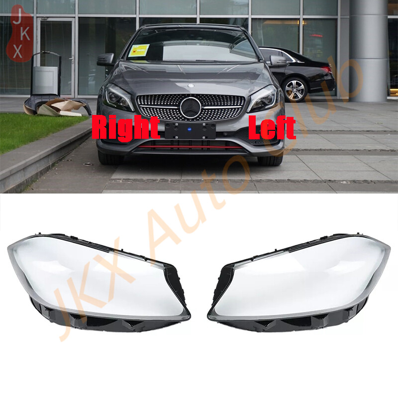 2X Headlight Shell t For Mercedes Benz A-Class W176 A180 A200 A260