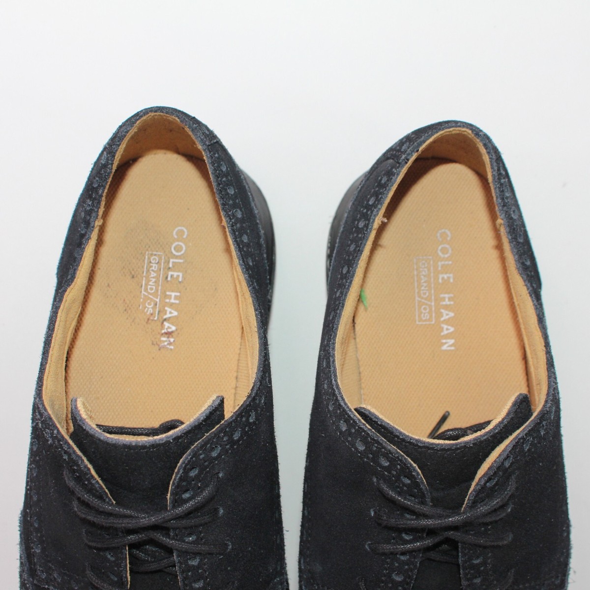 Cole Haan Grand OS Shoes Mens 11 M Black Suede Leather 