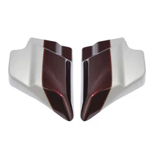 Side Cover Panel Fit For Harley Touring 09-later Twisted Cherry / Silver Fortune