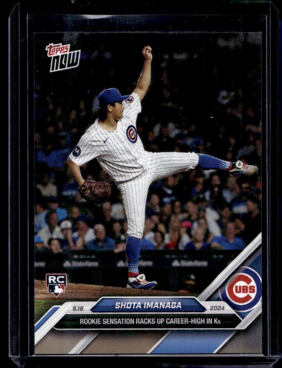 2024 Topps Now #707 Shota Imanaga Base Card (Qty) RC