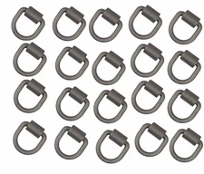 20pk 5/8" Weld-On D Ring Flatbed Truck Trailer Cargo Tie Down Ring heavy duty