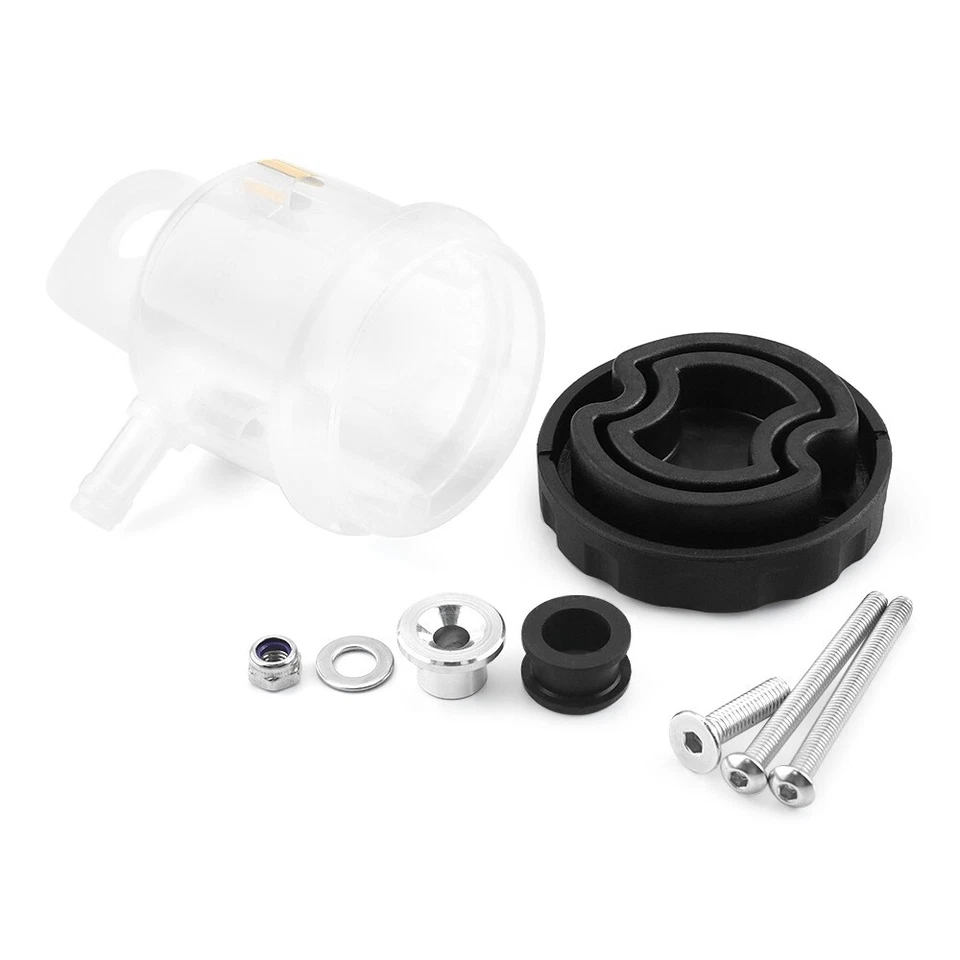 Tanque de aceite de depósito de líquido de frenos delantero para Suzuki GSX-R 1000 750 600 400R SV 1000 Foto 3 de 4