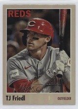 2024 Topps Archives 1970 Topps Rainbow Foilboard 170/199 TJ Friedl #128 0e3u