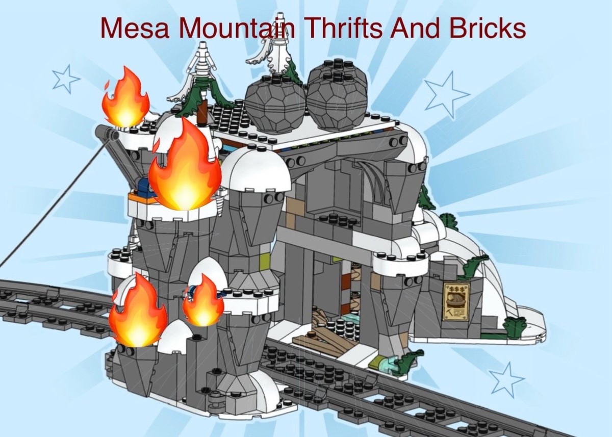 LEGO® City 60470 Arctic Explorer Train Mountain Train Tunnel Only