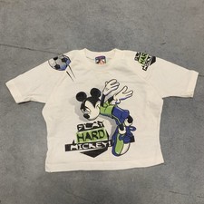 Super Rare Vintage Mickey Mouse Soccer T Shirt Toddlers Size 3T