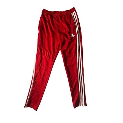 Adidas Climacool Training Pants Size Medium Red White Soccer Track Joggers