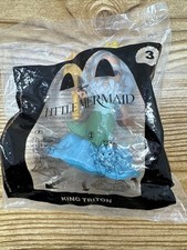 2023 McDonalds Happy Meal Toy Little Mermaid KING TRITON  3 New Sealed