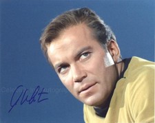 WILLIAM SHATNER as Capt. James T. Kirk - Star Trek GENUINE SIGNED AUTOGRAPH