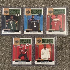  2025 PANINI ROOKIES & STARS FOOTBALL DRAFT CLASS Lot of 5