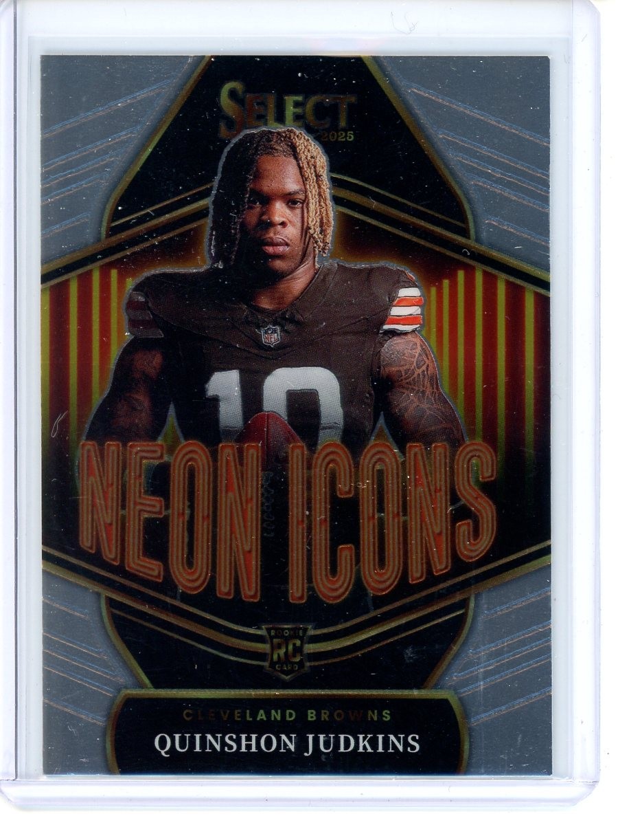Quinshon Judkins Neon Icons Rookie 2025 Panini Select #4
