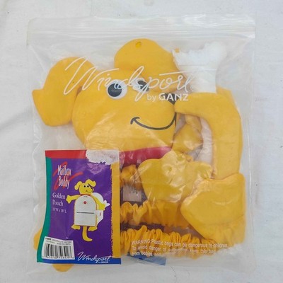 Windsport Ganz 3D Peek a Boo Legs Golden Pooch Dog Mailbox Buddy Flag Decoration
