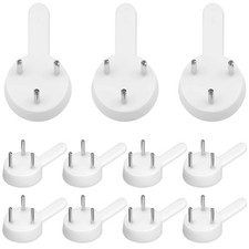 100 Pcs Plastic Iron Frame Hooks Painting Photo Frame Hooks Seamless Wall Nails