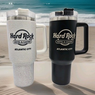 Hard Rock Atlantic City Tumblers - 40oz Tumbler Set - His and Her